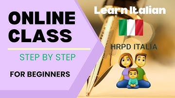 Live Learn Italian Step by Step | Basic italian language | Italion lesson For beginner