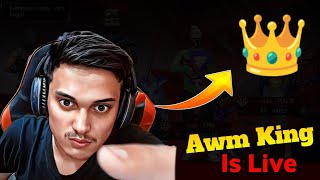 🔴[Live] Ajjubhai Sent me AWM Crown🗿👑Full Josh😤Serious Grandmaster Pushing😡-Garena Free Fire !!