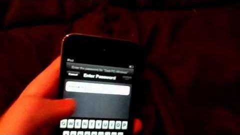 Ipod touch (4g) unboxing and first start up