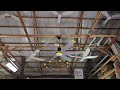 Maxx Air Big Air Ventamatic 72" HVLS Ceiling Fan in Black & Yellow
