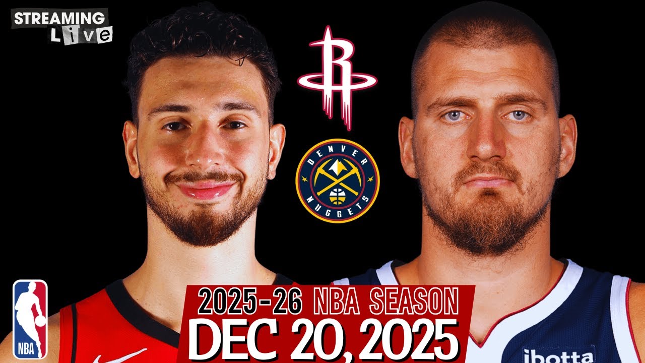 (LIVE) Nikola Jokic vs Alperen Şengün | Houston Rockets vs Denver Nuggets NBA Live Stream