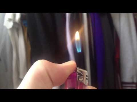 Crazy Floating Lighter flame
