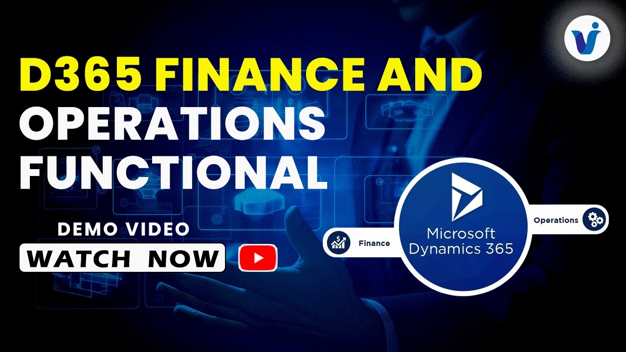 D365 Finance and Operations Functional Training || Online Demo By ...