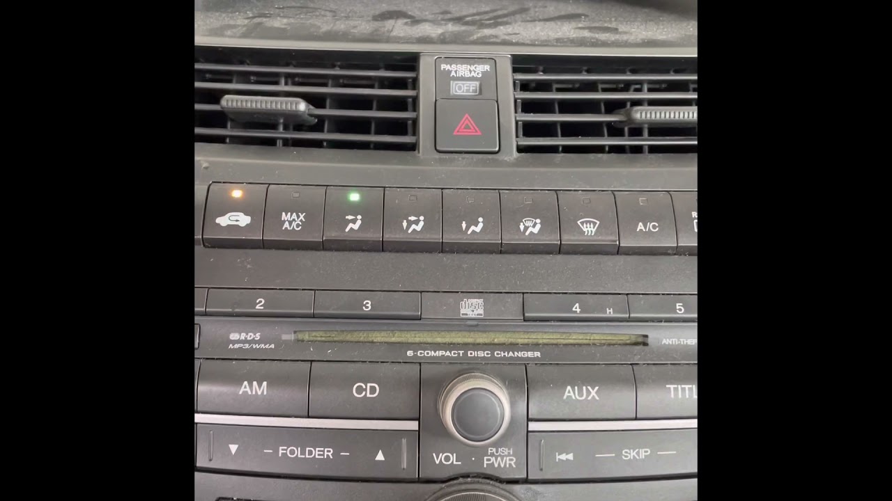 How to get the serial number and radio code ‘’FAST’’, on a 2009 Honda