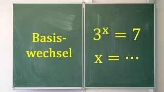 Basiswechsel beim Logarithmus