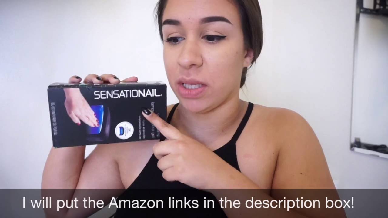 DIY Gel Mani with Sensationail lamp + Unboxing Amazon Gel polish