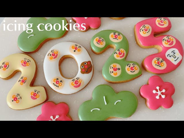 アンパンマン  アイシングクッキー 2025年♡アンパンマンアイシングクッキー♡ - YouTube