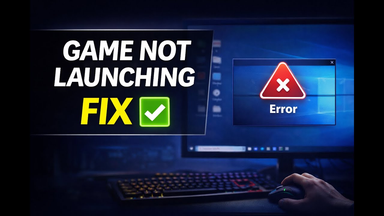 Game Not Launching on PC (2026) | Fix Games Not Starting | Windows 10/ ...