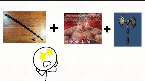 Item Asylum| Poser katana + sugarcoat + shadow axe combo