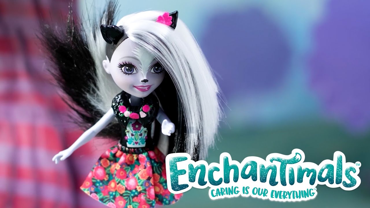 enchantimals sage skunk doll