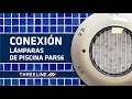 Configura y conecta. Conexión lámparas de piscina PAR56 - THREELINE