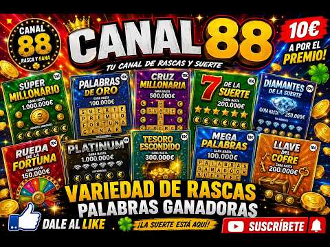 Palabras ganadoras  #rascasdelaonce  #canalochentayocho #platinum #megamillonario  #rascaspremiados
