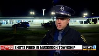 1 hurt when trooper fires shots in Muskegon Township, MSP says