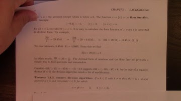 Abstract Algebra: integers and Euclidean algorithm