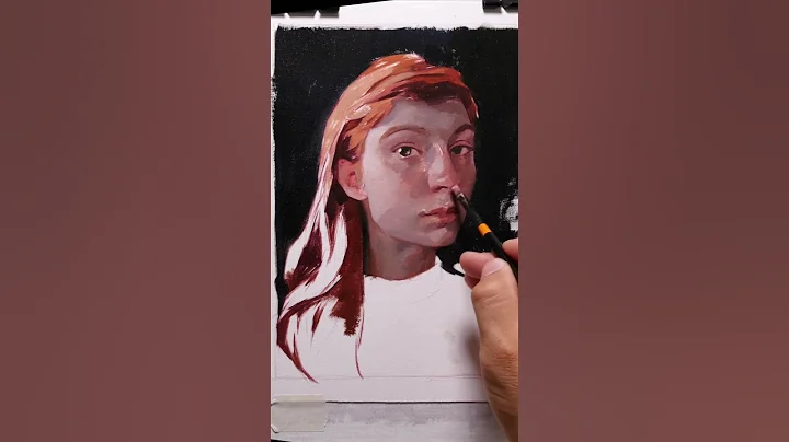 Painting over my drawing from e last post…#portraitpainting #portraitpainter #learntopaint - DayDayNews