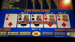 Four King Awesome! 9/6 Triple Double Bonus Video Poker screenshot 5