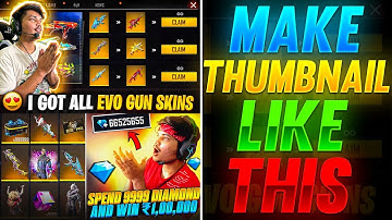 HOW TO MAKE THUMBNAIL LIKE @TWO SIDE GAMERS  | FREE FIRE CLICKBAIT THUMBNAIL || FREE FIRE GFX PACK