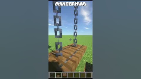 Tree Swing To Add Detail To Your Minecraft World! Build Hacks In Minecraft! #shorts