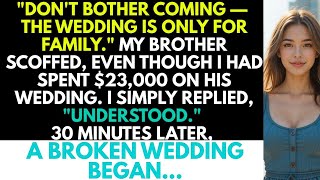 Download Lagu “Don’t Come — It’s Family Only,” My Brother Said… Forgetting Who Paid for His Wedding. MP3 Download Lagu “Don’t Come — It’s Family Only,” My Brother Said… Forgetting Who Paid for His Wedding. MP3