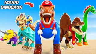 LEGO Dinosaurs: I Turned Super Mario Characters into Dinosaurs! | Bricks UP