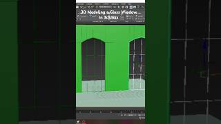 Create Glass Window in 3dsmax | How to Model it #3d #3dsmax #3dmodeling