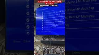 4TB HARDDRIVE PS4 jailbreak with games. #ps4 #jailbreak #ps5 #gaming