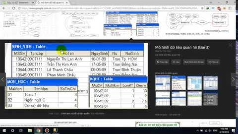 [SQL cơ bản] BÀI 1:   giới thiệu khóa học