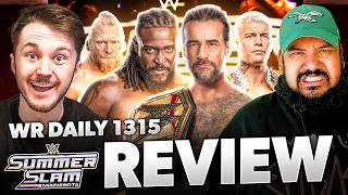 WWE SummerSlam Night One LIVE Fan Review Show | WR Daily 1315