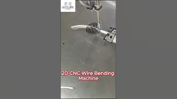 Watch Metal Transform! Autolink CNC 2D Wire Bending Machine in Full Action 🔧✨"