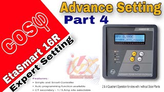 Advance Setting everyone should know of EtaSmart 16R Power Factor Controller | Programming Part 4