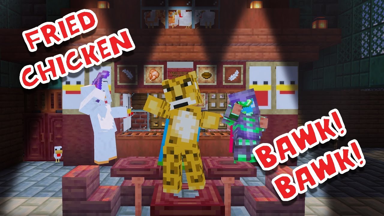 Minecraft Chicken Rapper New Minecraft Music Chicken Song. Bedrock Edition ONLY! Ultra Rare ...