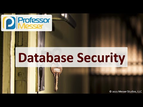 Video: Ano ang mga kinakailangan sa seguridad ng database?