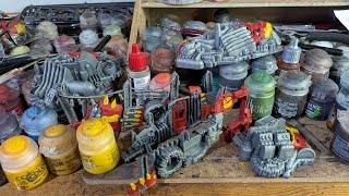 Painting up some terrain for 11th edition