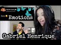 Music student reacts to @Gabriel Henrique  Emotions / WHISTLE!