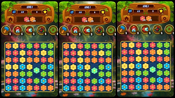 Match 3 Flowers Game Gameplay Android Mobile