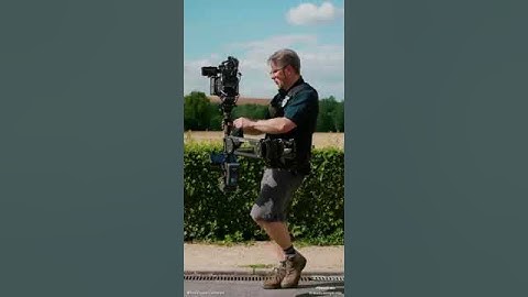 Steadicam - a wearable camera stabilization system for shooting movies or videos on the move.