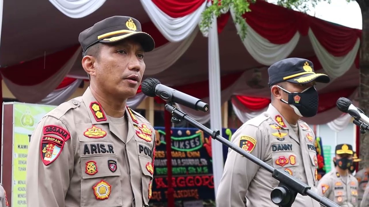 PISAH SAMBUT KAPOLRES MUARA ENIM dan KETUA BHAYANGKARI CABANG MUARA ENIM