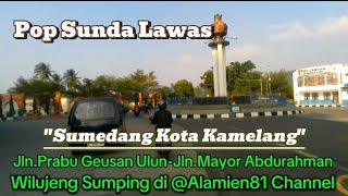 Melintasi Dalam kota sumedang diiringi Lagu Pop Sunda Lawas ll Sumedang Kota ll Tugu Birokasih