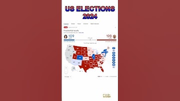 US Presidential Elections 2024 final result - Timelapse map