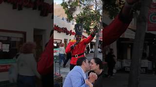 Rapper gets strangers to kiss