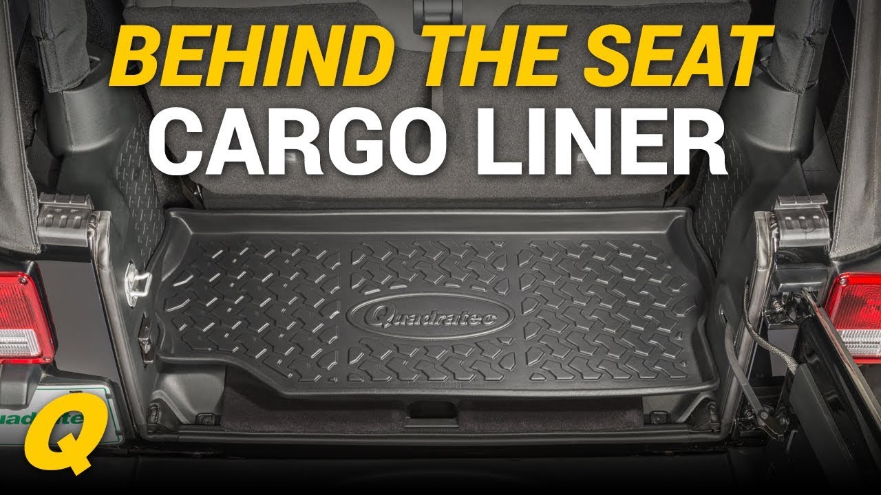 Quadratec Ultimate Behind the Seat Cargo Liner for 07-18 2 Door Jeep  Wrangler - YouTube