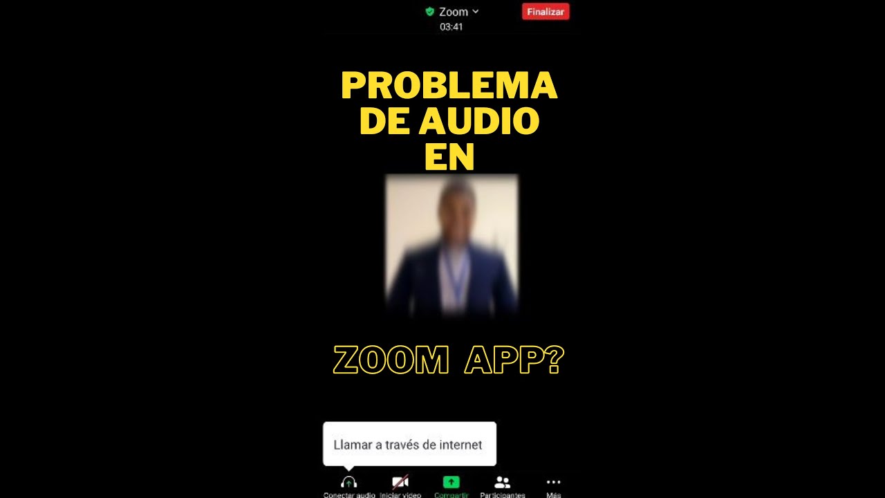 Zoom App : Solución problema de Audio ( no me escuchan) - YouTube