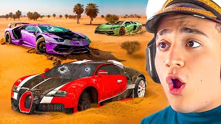 Robando 100 Coches MILLONARIOS ABANDONADOS en GTA 5 !! 🚗💰(Película)