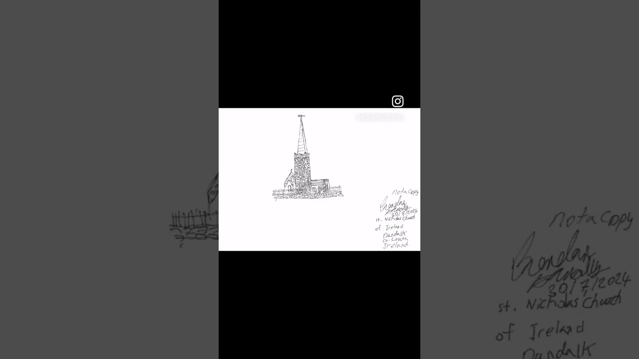 Drawings of ￼ historical buildings and landmarks of county louth drawings Brendan connolly Dundalk
