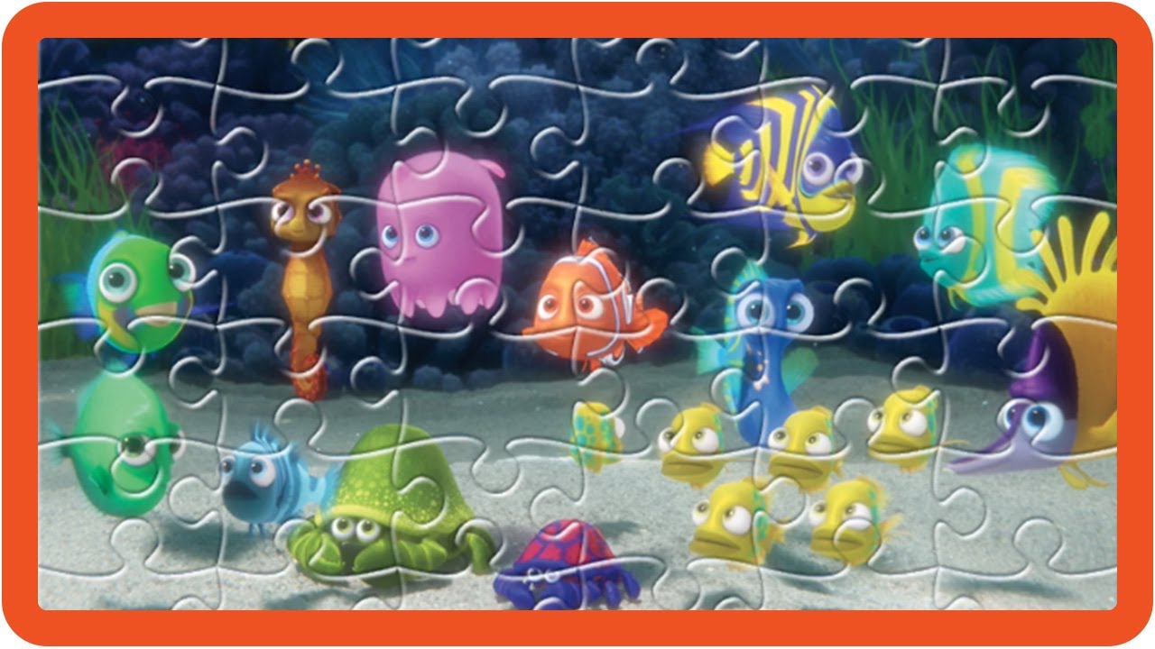 Ruimteschip ledematen kalender Disney Pixar's Finding Dory Jigsaw Puzzle | Nemo and his Friends in Fish  School Games for Children - YouTube