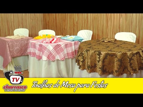 Vídeo: Toalhas De Mesa No Restaurante - Bonito Ou Inútil