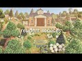 案内所を渓谷で囲うクリエイト | resident services terraforming Speed Build | animal crossing | あつ森