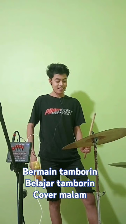 #dangdut belajar tamborin cover tamborin malam!!