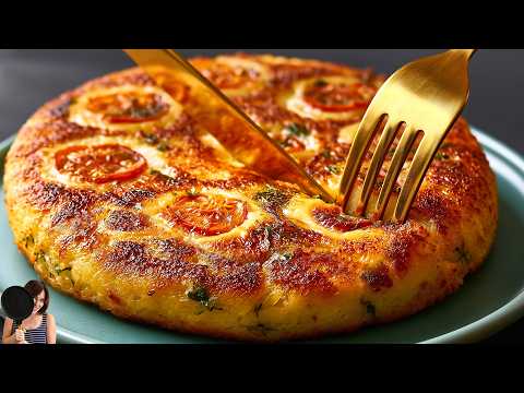 Just mix 3 POTATOES and 1 EGG❗ Whoever came up with this recipe is a genius! ASMR