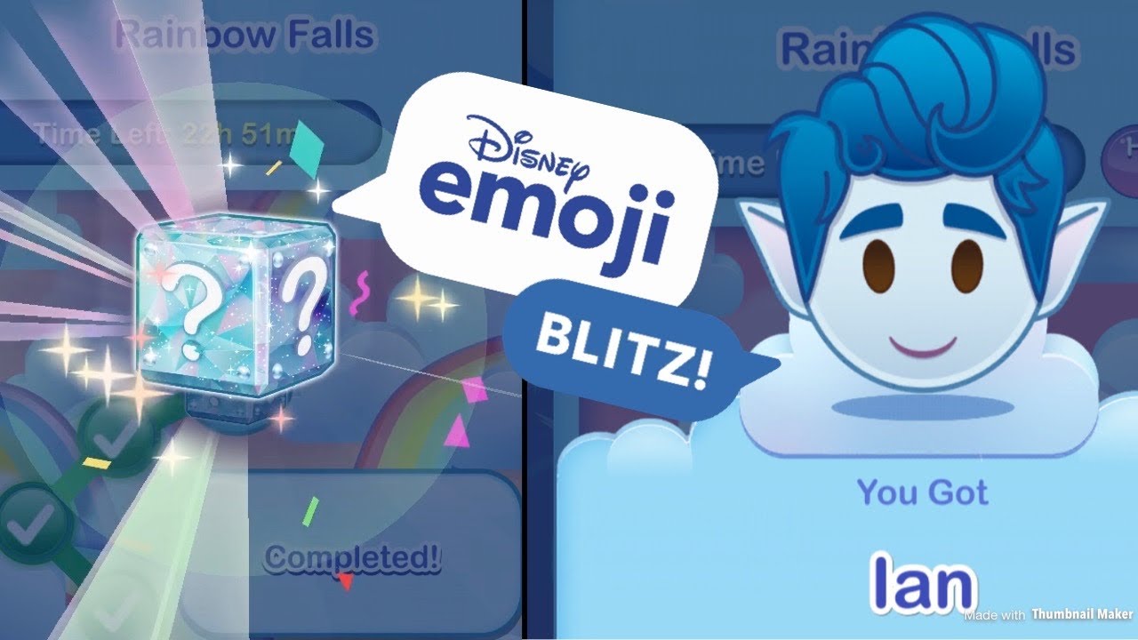 Disney Emoji Blitz! Opening a Diamond Box and Unlocking Ian YouTube